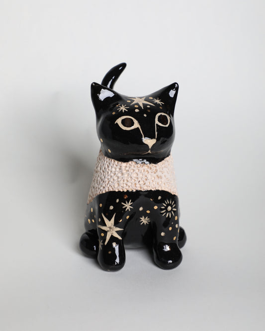 Sitting Cat Chia Pet